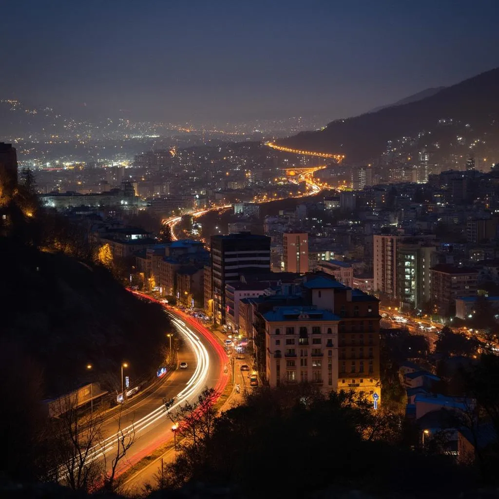 ღამის თბილისი